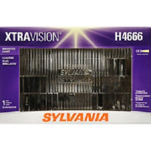 Sylvania H4666 Xtravision Sealed Beam Headlight, 1 Pack