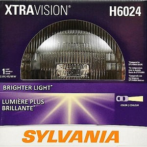 Sylvania H6024 Xtravision Sealed Beam Headlight, 1 Pack