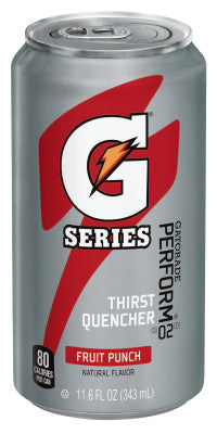 Gatorade 30903 24/11.6Oz. Cans Fruit Punch Drink 33774 (24 CN)