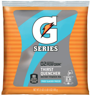 Gatorade 33677 2-1/2 Gal Glacier Freezepowder 32-21Oz. Pkgs (32 EA)