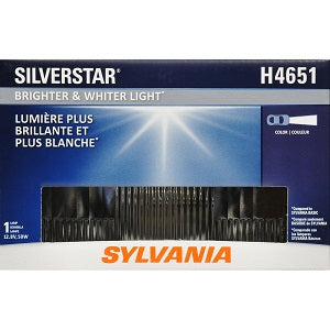 Sylvania H4651 Silverstar Sealed Beam Headlight, 1 Pack