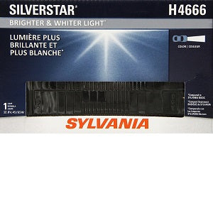 Sylvania H4666 Silverstar Sealed Beam Headlight, 1 Pack