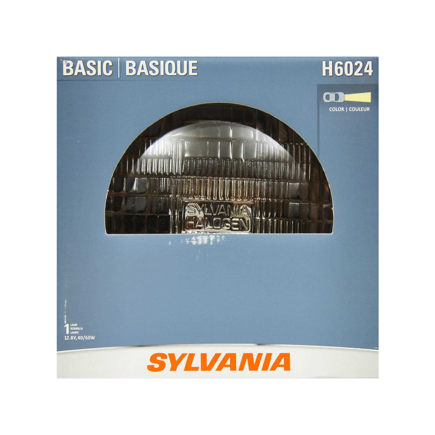 Sylvania H6024 Basic Sealed Beam Headlight, 1 Pack