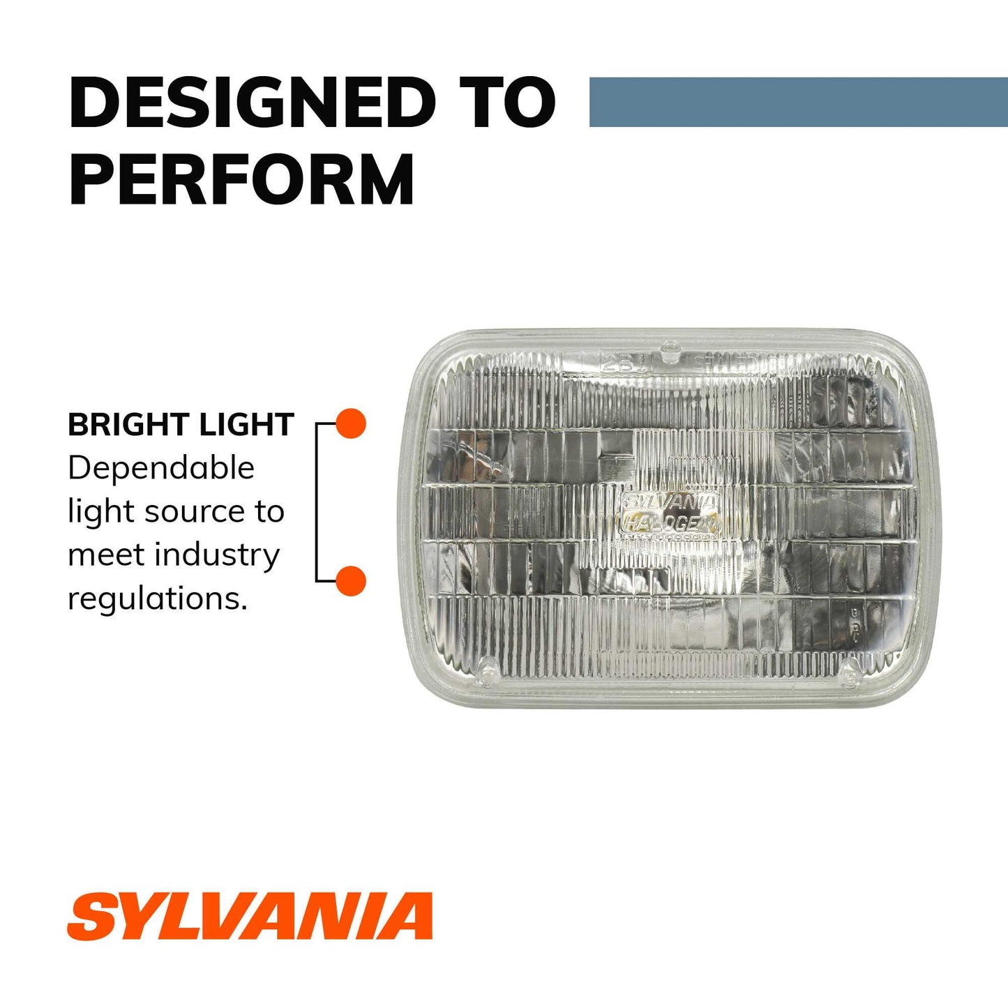 Sylvania H6054 Basic Sealed Beam Headlight, 1 Pack