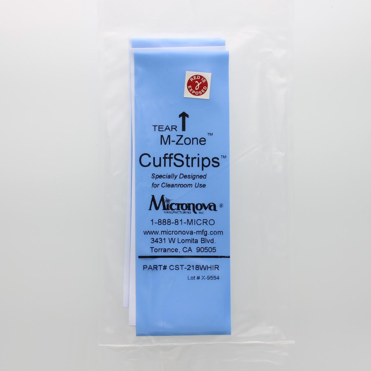SOS Cleanroom Cleanroom M-Zone CuffStrip Tape