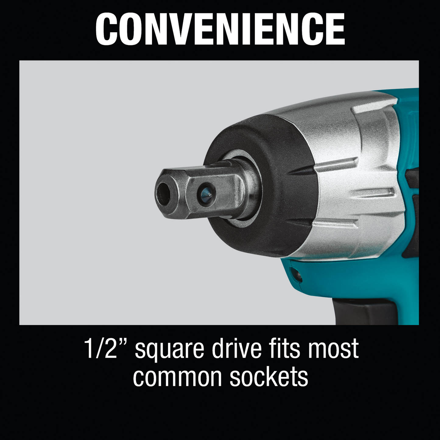 Makita WT03Z 12V max CXT® Lithium‘Ion Cordless 1/2" Sq. Drive Impact Wrench, Tool Only