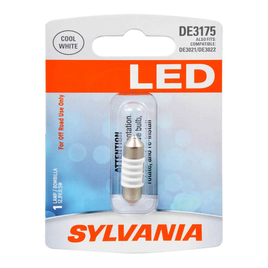 Sylvania Automotive 31080 Sylvania De3175 White Syl Led Mini Bulb, 1 Pack