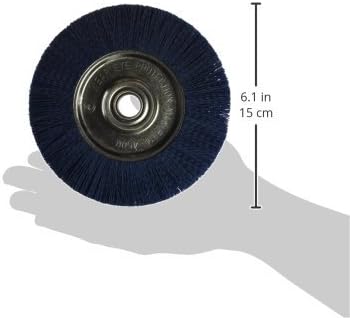 Dico 541-766-6 Nyalox Bench Brush 6-Inch Blue 240 Grit