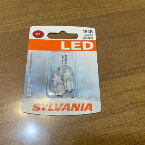 Sylvania Automotive 31117 Sylvania 194R Red Syl Led Mini Bulb, 2 Pack