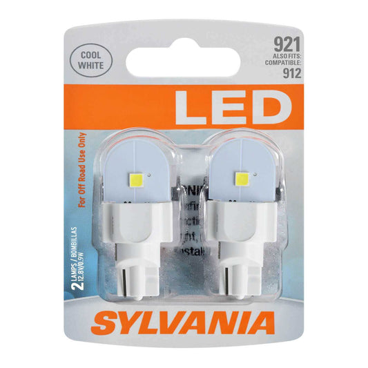 Sylvania Automotive 31122 Sylvania 912 White Syl Led Mini Bulb, 2 Pack