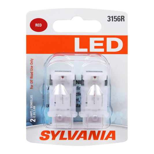 Sylvania Automotive 31189 Sylvania 3156R Red Syl Led Mini Bulb, 2 Pack