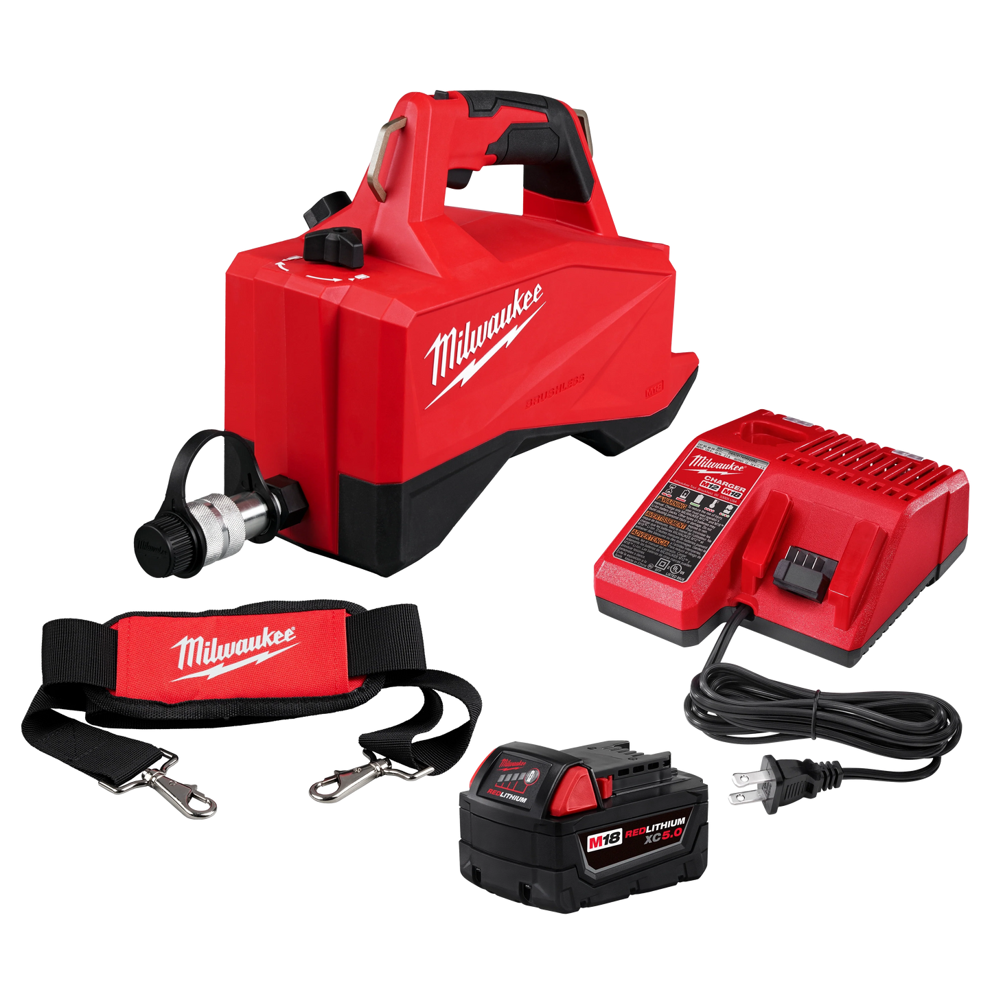 Milwaukee Tool 3120-21 M18™ Brushless Single Acting 60in3 10,000psi Hydraulic Pump, 1 EA