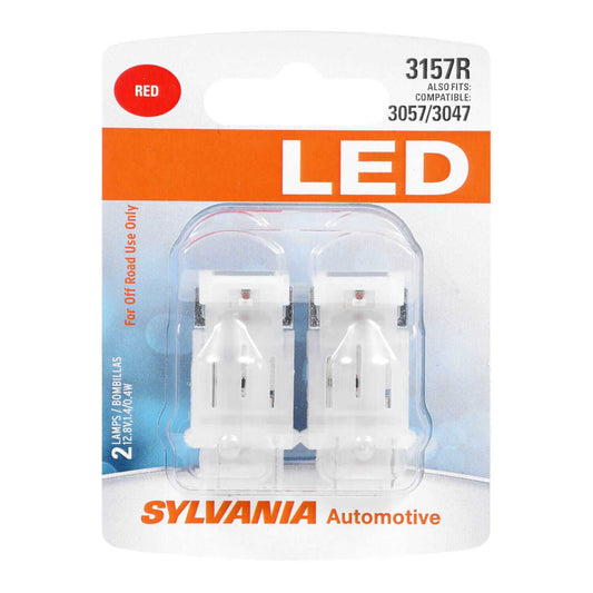 Sylvania Automotive 31323 Sylvania 3157R Red Syl Led Mini Bulb, 2 Pack