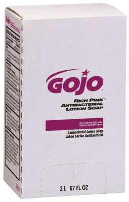 Gojo 7220-04 2000Ml Rich Pink Antibacterial Lotion Soap (1 EA)