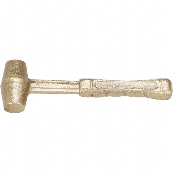 American Hammer AM08ZNAG Non-Marring Hammer, 8 oz, 1-1/2" Face Dia, Zinc Aluminum Alloy Head