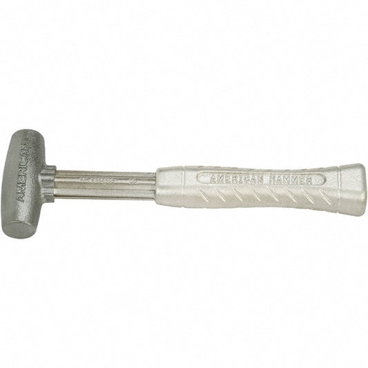 American Hammer AM15ALAG Non-Marring Hammer, 24 oz, 1-3/4" Face Dia, Aluminum Head