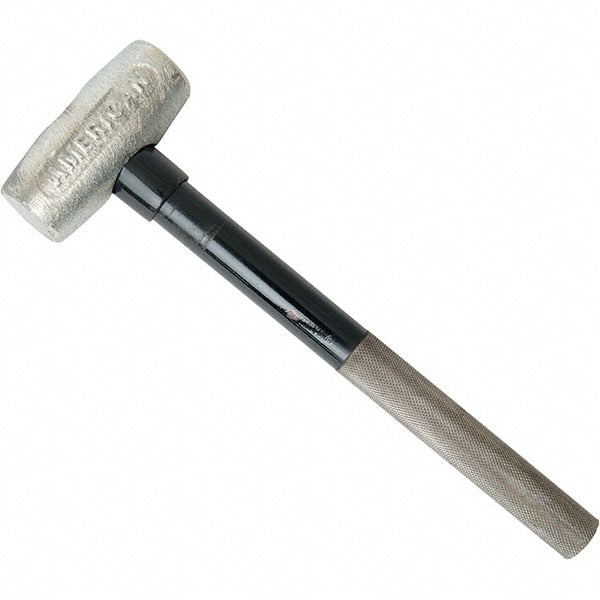 American Hammer AM1ALPG Non-Marring Hammer, 1 lb, 1-3/4" Face Dia, Aluminum Head