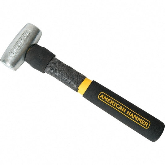 American Hammer AM2LNXFG Non-Marring Hammer, 2 lb, 1-1/2" Face Dia, Lead Head