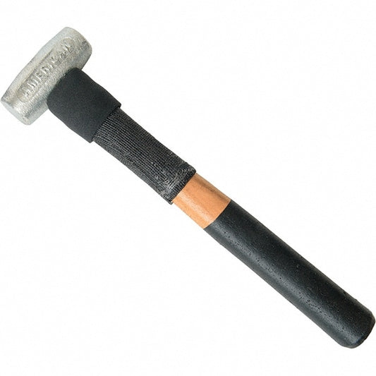 American Hammer AM4LNXWG Dead Blow Hammer, 4 lb Head, 2" Face Dia, Lead Head