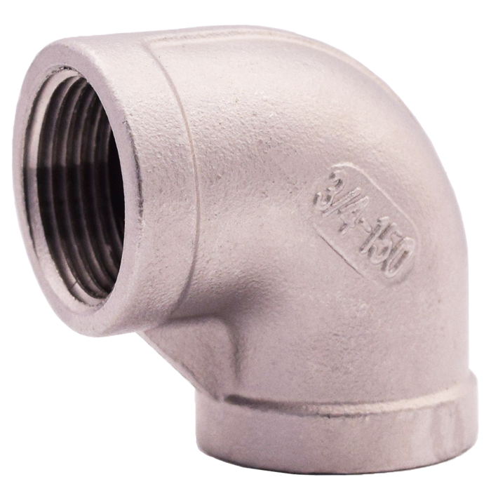 Legend Valves 416-007 1-1/2" 316 Stainless Steel 90° Elbow