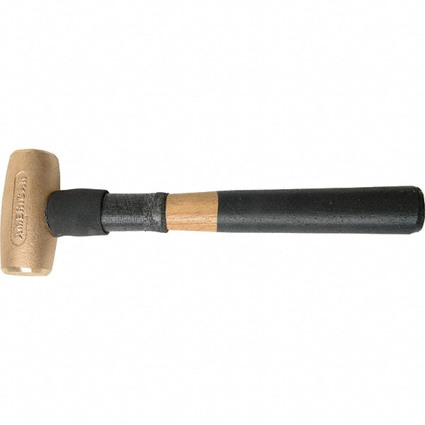 American Hammer AM3BZXFG Dead Blow Hammer, 3 lb Head, 1-3/4" Face Dia, Aluminum Head