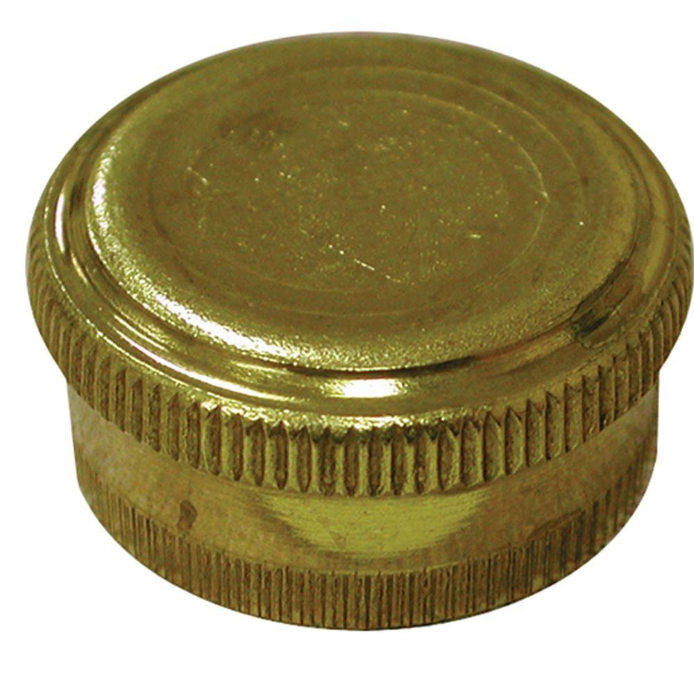 Jones Stephens G20055 3/4" Brass Garden Hose Cap with Washer