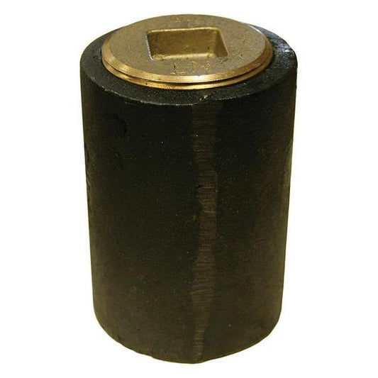 Jones Stephens C38014 4" Plain End Cleanout Long Pattern with 3-1/2" Raised (low sq.) Southern Code Plug - 4" Height