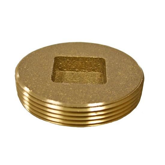 Jones Stephens P51250 2-1/2" Countersunk Brass Cleanout Plug