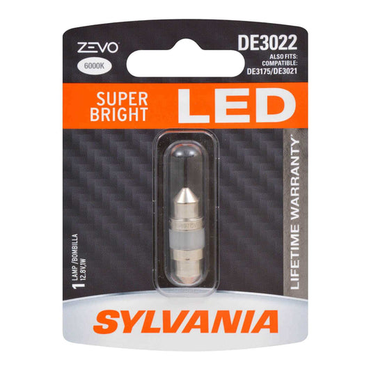 Sylvania Automotive 31888 Sylvania De3022 White Zevo Led Mini, 1 Pack