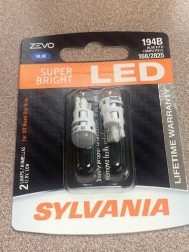 Sylvania Automotive 31922 Sylvania 194B Blue Zevo Led Mini, 2 Pack