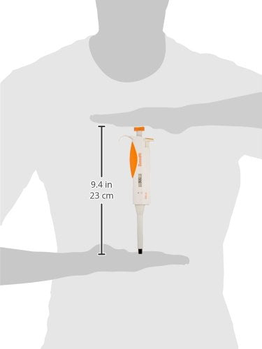 Globe Scientific 3312-500 Pipette Diamond PRO Fixed Volume 500uL Orange