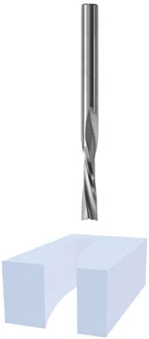 Bosch 85611M 1/4 In. Solid Carbide Double Flute Acrylic Router Bit