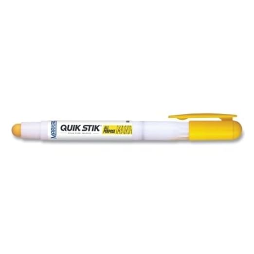MARKAL® 61127 Quik Stik Mini Yellow (12 EA)