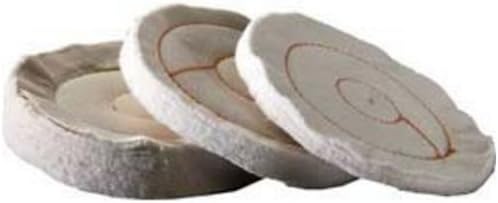 Dico 527-41-6 Cushion Sewn 6-Inch Diameter 3/4-Inch Thick Buffing Wheel
