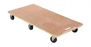 Vestil HDOS-2448-6SW Hardwood Dolly - Solid Deck