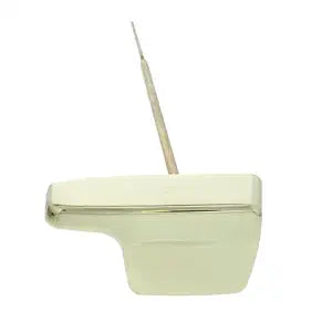 Jones Stephens T01021 Polished Brass Decorative Tank Trip Lever for Eljer® Side Mount 9" Brass Arm with Non-Crack Nylon Spud and Nut