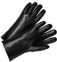ANCHOR BRAND 7005 Anchor 2233 12" Black Pvc Smooth Finish (1 PR)