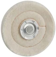 Dico 7000099 1/2" Thick Flannel Buffing Wheel, 4" Diameter