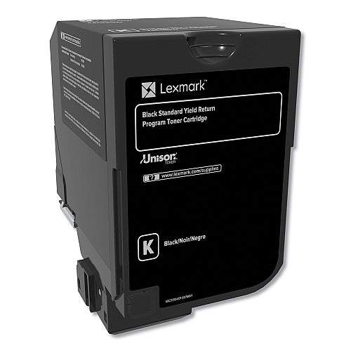Lexmark LEX74C1SK0 Unison Original Toner Cartridge - Black - Laser - Standard Yield - 7000 Page