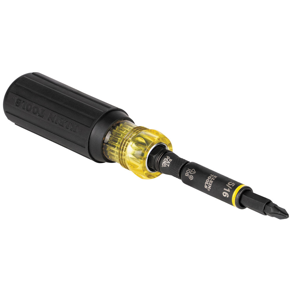 Klein Tools 32500HD Impact Rated Multi-Bit Screwdriver / Nut Driver, 11-in-1