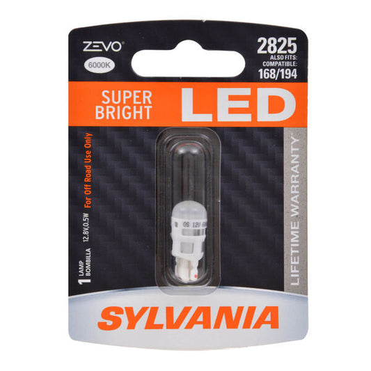 Sylvania Automotive 32721 Sylvania 2825 White Zevo Led Mini, 1 Pack