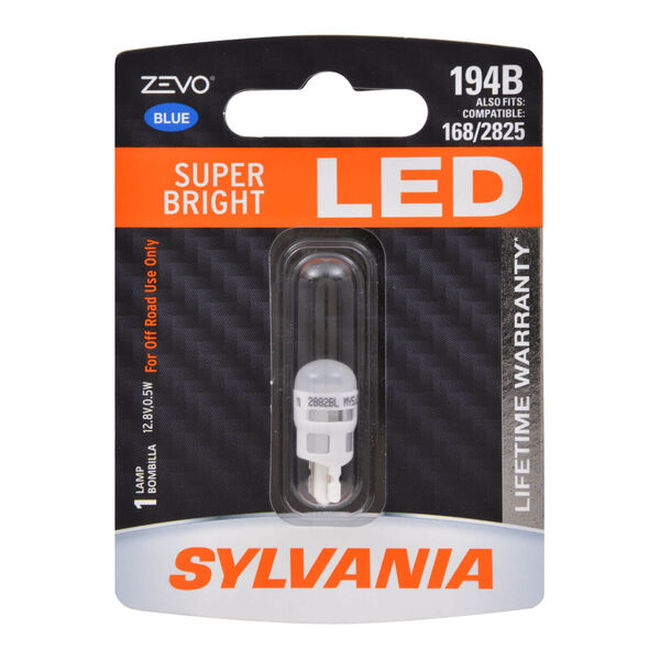 Sylvania 194B Blue Zevo Led Mini, 1 Pack