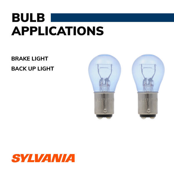 Sylvania Automotive 32781 Sylvania 2057 Silverstar Mini Bulb, 2 Pack