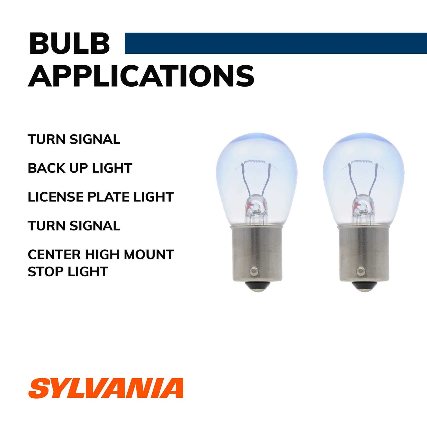 Sylvania Automotive 32828 Sylvania 1156 Silverstar Mini Bulb, 2 Pack