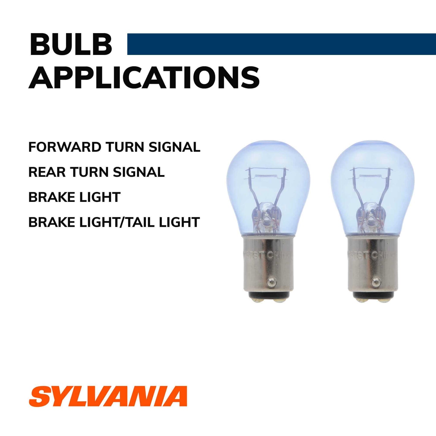 Sylvania Automotive 32830 Sylvania 1157 Silverstar Mini Bulb, 2 Pack