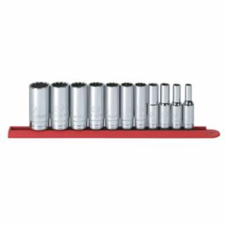 GEARWRENCH® 80563 Set Skt Dp 3/8Dr 12Pt 11Pc