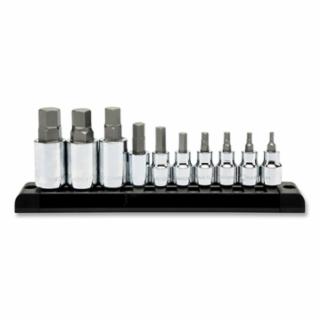 GEARWRENCH® 80579 10Pc 3/8"& 1/2"Dr Sae Hex Bit