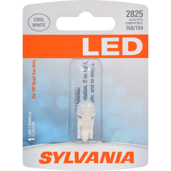 Sylvania Automotive 32967 Sylvania 2825B Blue Led Mini Bulb, 1 Pack