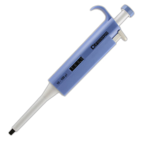 Globe Scientific 3301-50 Pipette Diamond Adjustable Volume 5 - 50uL Yellow