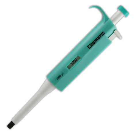 Globe Scientific 3302-2000 Pipette Diamond Fixed Volume 2000uL (2mL) Light Green